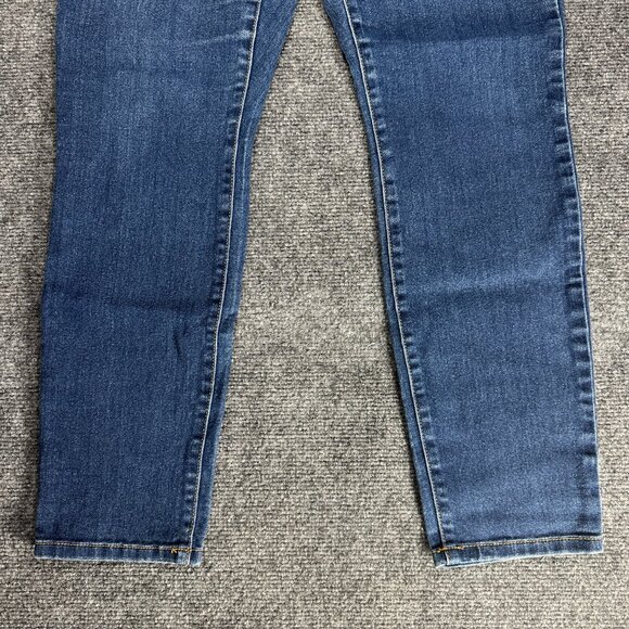 Michael Kors Jeans Womens 6 Skinny Medium  Wash Cotton Stretch Zip Pockets - Picture 2 of 9